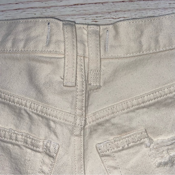 Free People We The Free Loving Good Vibrations Cut Off Jean Shorts Sz 24 - Picture 12 of 14